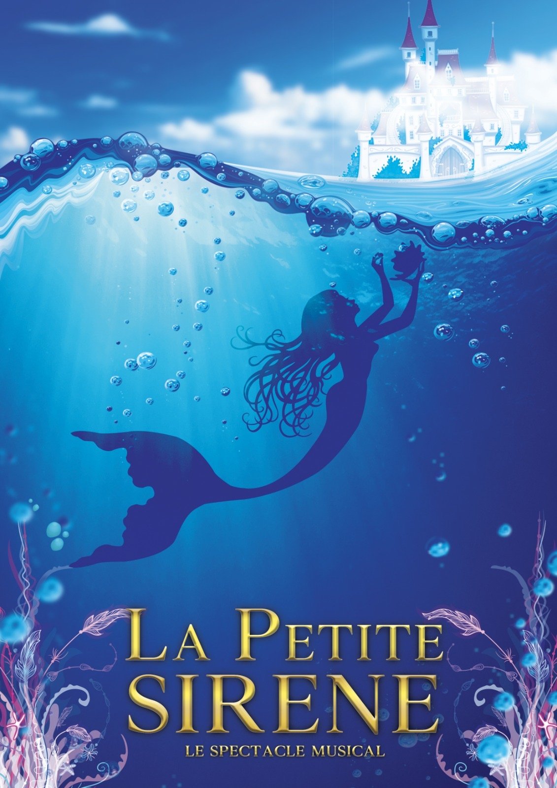 Ariel la Petite Sirène et Feu d'Artifice